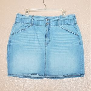 No Boundaries Light Denim Jean Skirt - Size XL